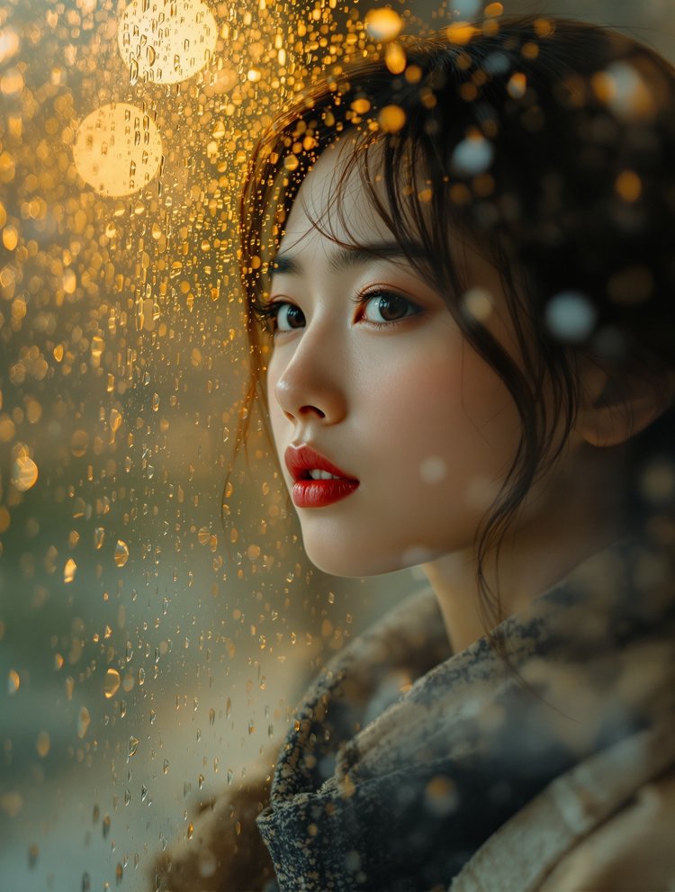 雨窗情绪人像